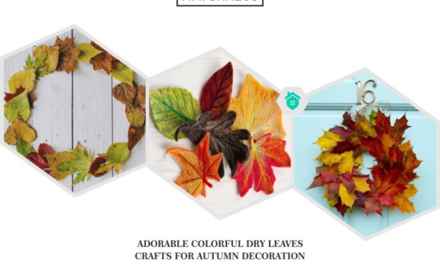 How to make dry leaves for decoration