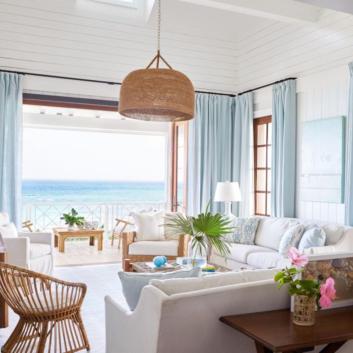 How to decorate a beach room