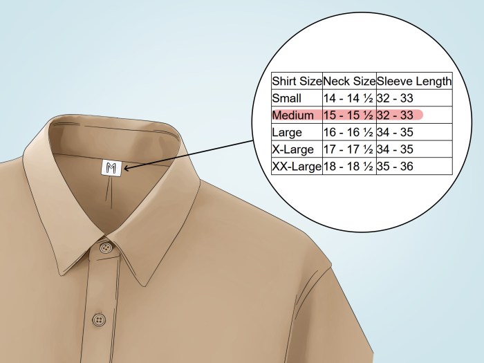 Mens medium dress shirt size