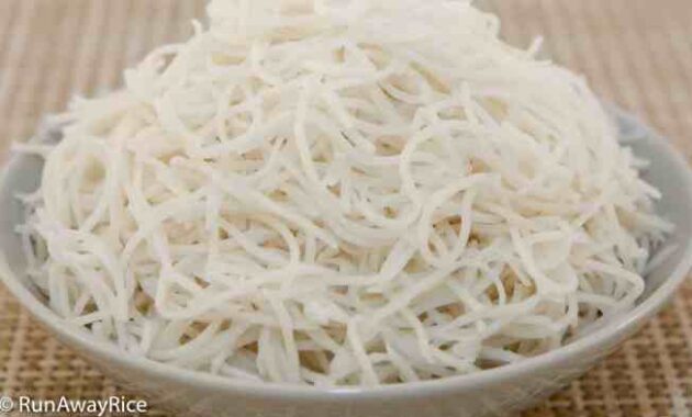 How to cook rice vermicelli indian style