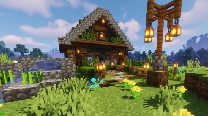 How to make minecraft house decoration