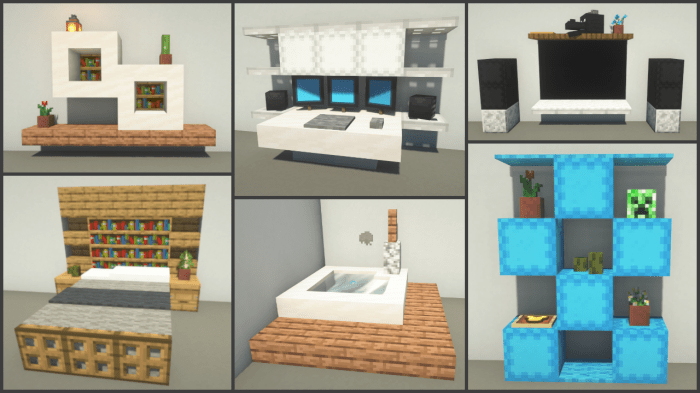 How to make minecraft house decoration