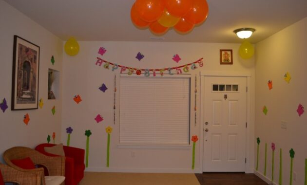 How to decorate small room for birthday party