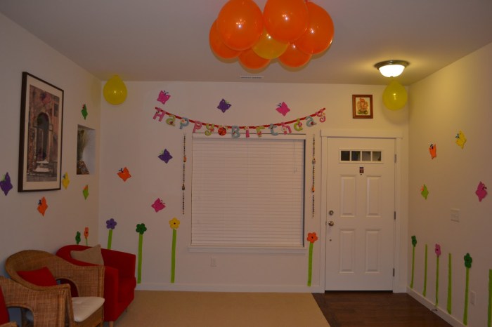 How to decorate small room for birthday party