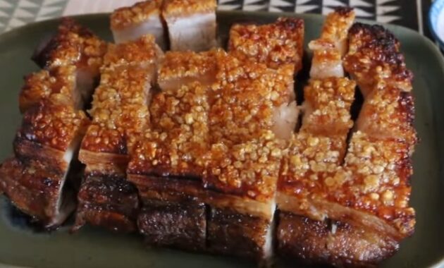 How to cook pork belly filipino style