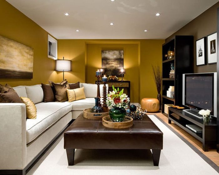 How to decorate a short narrow living room