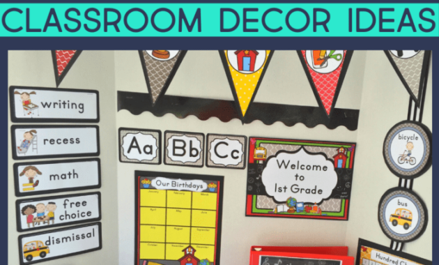 How to decorate a classroom window