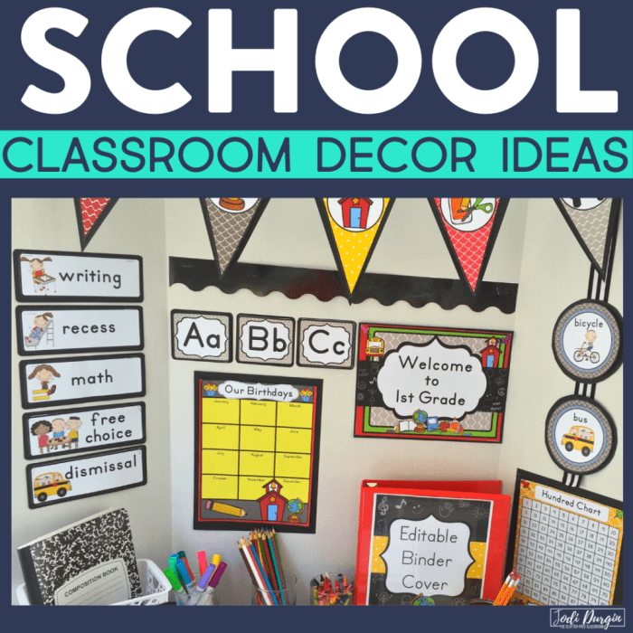 How to decorate a classroom window