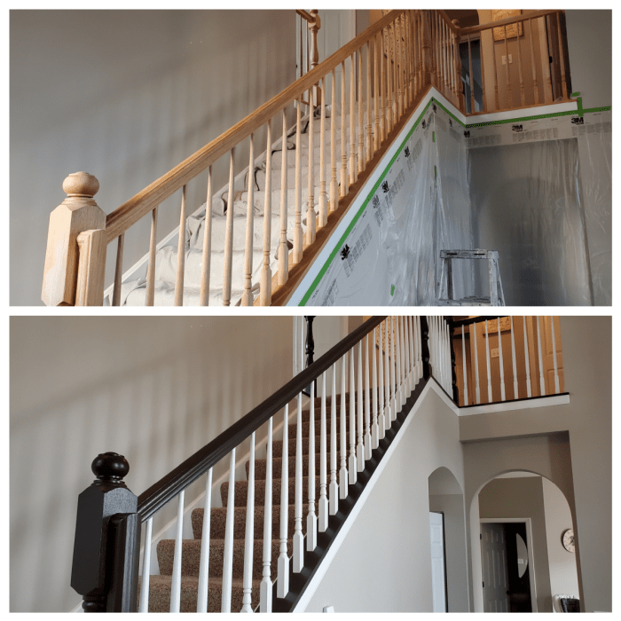 How to decorate around spindles that separate rooms